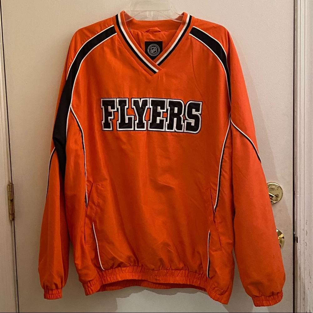 Men’s Flyers VNeck Sweatshirt Size L - Picture 1 of 3